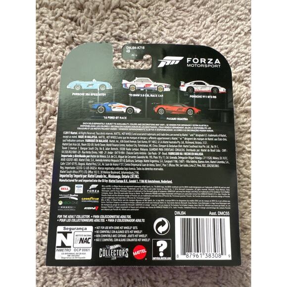 Hot Wheels Forza Motorsport Set of 6 2017 Full Set 1/64  Hot Wheels 2017 Forza Motorsport Set